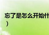 忘了是怎么开始什么歌（爱很简单的完整歌词）
