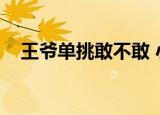 王爷单挑敢不敢 小说（王爷单挑敢不敢）