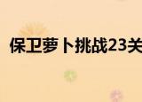 保卫萝卜挑战23关攻略（保卫萝卜挑战23）