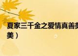 夏家三千金之爱情真善美大写拼音（夏家三千金之爱情真善美）