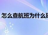 怎么查航班为什么延误（查航班延误的方法）