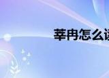 莘冉怎么读（冉闵怎么读）