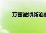 万茜微博新浪微博微博（万茜博客）