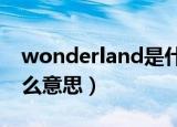 wonderland是什么意思?（wonderland什么意思）