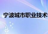 宁波城市职业技术学院和宁波职业技术学院
