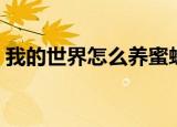 我的世界怎么养蜜蜂（我的世界如何养蜜蜂）