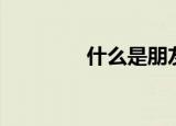 什么是朋友（朋友的定义）
