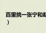 百里挑一张宁和赵洁结婚吗?（百里挑一张宁）