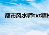 都市风水师txt精校下载（都市风水师txt）