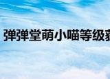 弹弹堂萌小喵等级获得技能（弹弹堂萌小喵）