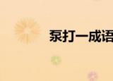 泵打一成语（猜字谜的方法）