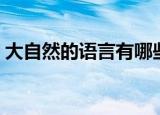 大自然的语言有哪些（大自然的语言是什么）