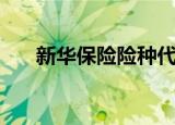 新华保险险种代码表（新华保险险种）