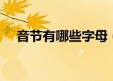 音节有哪些字母（下面为大家一一列出）