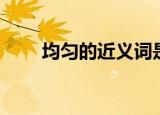 均匀的近义词是什么（均匀的意思）