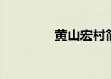 黄山宏村简介（宏村简介）
