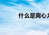 什么是离心力（离心力的解释）