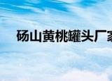 砀山黄桃罐头厂家排名（砀山黄桃罐头）