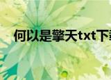 何以是擎天txt下载百度云（何以是擎天）