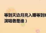 等到天边月亮入睡等到姑娘把口弦揉碎是什么歌（该歌曲的演唱者是谁）