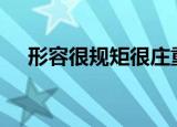 形容很规矩很庄重的词语一本正经是吗?