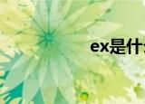 ex是什么意思（exs）