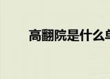 高翻院是什么单位（什么是高翻院）