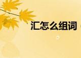 汇怎么组词（汇的组词有哪些）