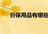劳保用品有哪些东西（劳保用品介绍）