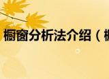 橱窗分析法介绍（橱窗分析法有何实际意义）