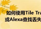  如何使用Tile Tracker使Google Assistant或Alexa查找丢失的物品