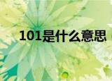 101是什么意思（怎么理解101的意思）
