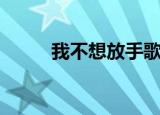 我不想放手歌词（不想放手歌词）