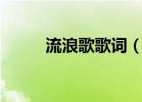 流浪歌歌词（流浪歌的完整歌词）