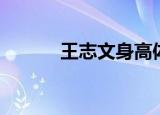 王志文身高体重（王志文身高）