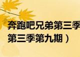 奔跑吧兄弟第三季第九期下半集（奔跑吧兄弟第三季第九期）