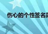 伤心的个性签名简短（伤心的个性签名）