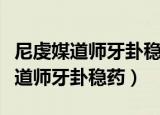 尼虔媒道师牙卦稳药九个字打一成语（尼虔媒道师牙卦稳药）
