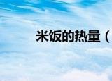 米饭的热量（米饭的热量有多少）