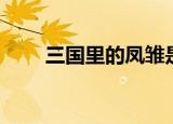 三国里的凤雏是谁（凤雏简单介绍）