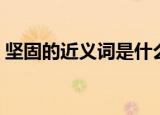 坚固的近义词是什么（坚固的近义词有哪些）