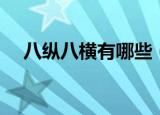 八纵八横有哪些（关于八纵八横的介绍）