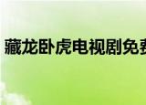 藏龙卧虎电视剧免费观看（藏龙卧虎电视剧）
