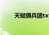 天赋佣兵团txt下载（天赋佣兵团）