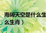 海阔天空是什么生肖的好不好（海阔天空是什么生肖）