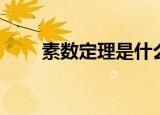 素数定理是什么（素数定理的定义）