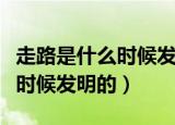 走路是什么时候发明的搞笑视频（走路是什么时候发明的）