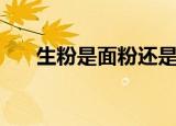 生粉是面粉还是淀粉（生粉是淀粉吗）