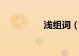 浅组词（浅组词有哪些）