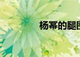 杨幂的腿围（杨幂罗圈腿）